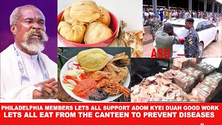 Philadelphia members let all support Adom Kyei Duah Good work ,lets all eat from the canteen to prev