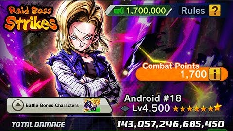 Raid Boss Strikes - Android #18