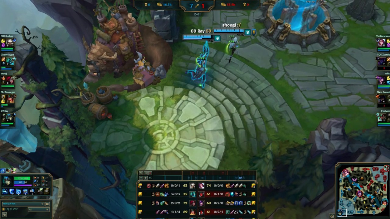 Challenger Nami vs Karma Support patch 7.3 S7 Preseason Rank 7 Challenger