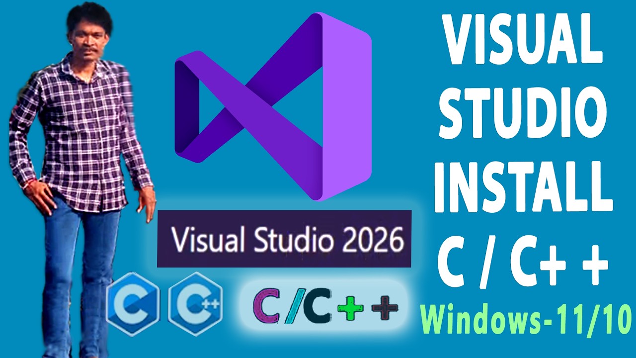 How to install C++ in Visual Studio on Windows 11 - YouTube