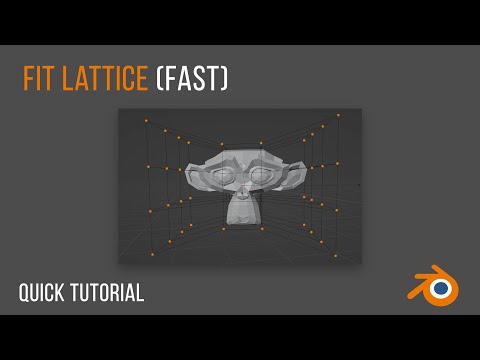 Fast Fit Lattice (Blender tutorial)