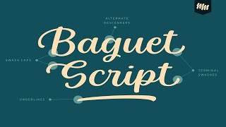 Baguet Script Italic Font Free Download screenshot 3