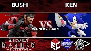 Midwest Mayhem Ultimate - Winners Finals - Bushi (Snake) Vs. Ken (Sonic)
