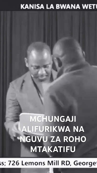 MCHUNGAJI YAYA MULONDA AMEFURIKWA NA NGUVU ZA ROHO MTAKATIFU KABLA YA KUKULISHA NENO