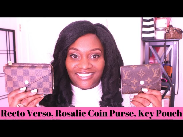 NEW RELEASE LOUIS VUITTON ROSALIE COIN PURSE 👛 completely new wallet - is  the back pocket worth it? 