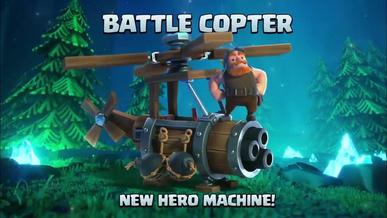 How To Get Battle Machine In Clash Of Clans Get To The Battle Copter! New Builder Base Hero Machine! Clash of Clans