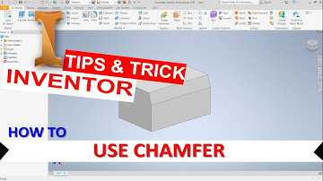 Inventor How To Use Chamfer