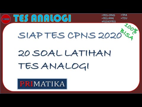 Siap CPNS  2020  20 pembahasan soal  Analogi  YouTube