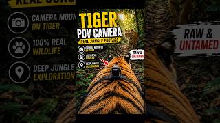 Tiger POV Camera | Real Jungle Exploration 🐅📸 (100% Raw Wildlife Footage)