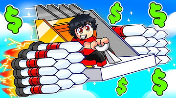 Building The WORLD’S FASTEST ROCKET In Roblox Build A Rocket...