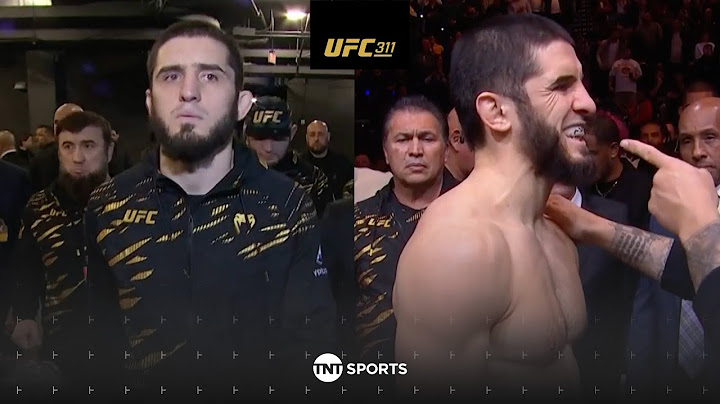 ICE COLD ENTRANCE! 🥶 UFC pound-for-pound king Islam Makhachev walks out ahead of #UFC311