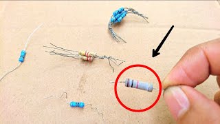 MAKE SOLDER FROM RESISTOR WITHOUT CAPITAL || Creative idea