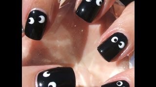 Spooky Halloween Nail Art (PinTober 8)