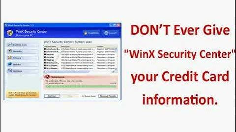 How to Remove WinX Security Center | WinXSecurityCenter Removal