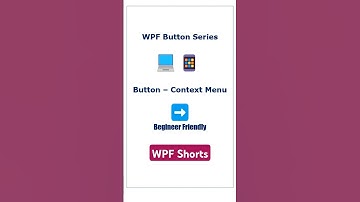WPF |🎯 Button with Flyout Menu in XAML! | Context Menu Tutorial 🚀 | Magnificent