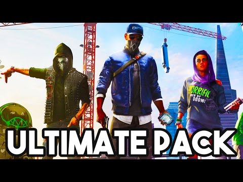 Watch Dogs 2 DLC Gameplay - THE ULTIMATE PACK!! ALL SKINS / OUTFITS / CARS on PS4 PRO!!