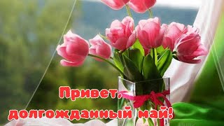 Привет,Долгожданный Май!Весенне-Летнего Настроения!/Всем Вам Желаю... Красивая Музыкальная Открытка