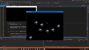 SFML C++ Tutorial 12 (PART 3/4) | 2D Space shooter game using Sprites, Textures and UI with Text