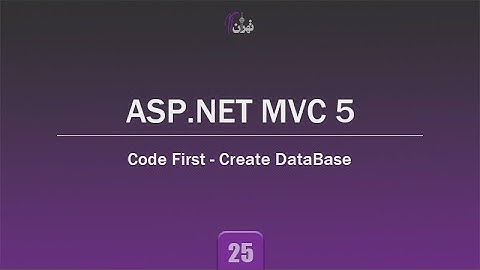 25-Code First - Create DataBase | ASP.NET MVC 5 Tutorial