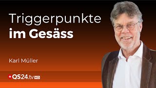 Triggerpunkte im Gesäss und ihre Auswirkung auf den Rücken | Schmerzfrei ohne Operieren | QS24