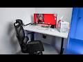 Meu Setup Gamer Branco 2026 com PC Gamer Mini ITX + Mesa nova Slikdesk Lift