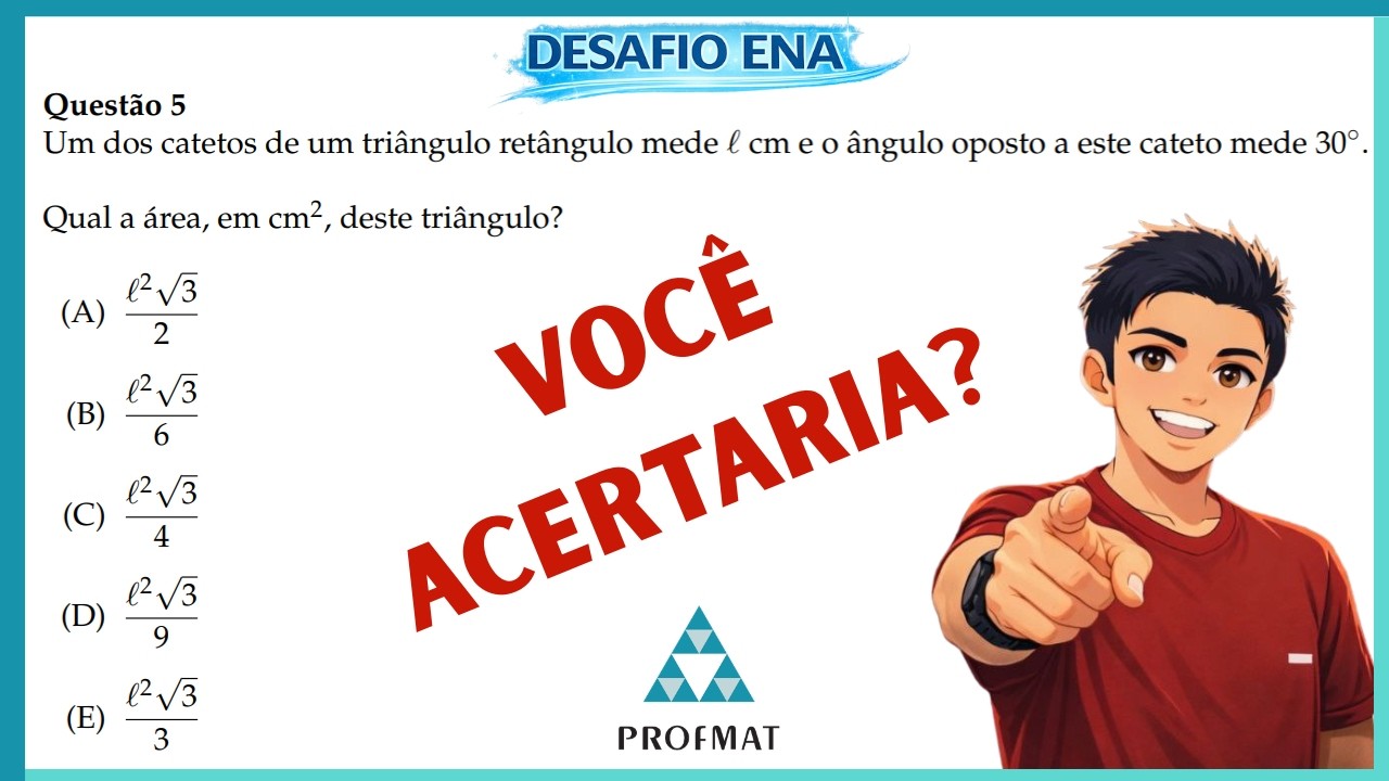 Você ACERTARIA essa do ENA – PROFMAT? 😱 | Questão 5 - 2025