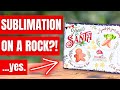 How to SUBLIMATE on a SLATE | EASY Sublimation Project