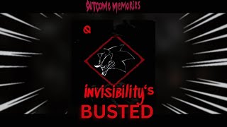 haha invisibility go brrr | Sonic.EXE: Outcome Memories