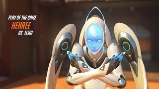 Echo 5K POTG teamkill with duped Ashe Overwatch 2