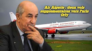 Air Algérie : deux vols supplémentaires  vers Paris Orly
