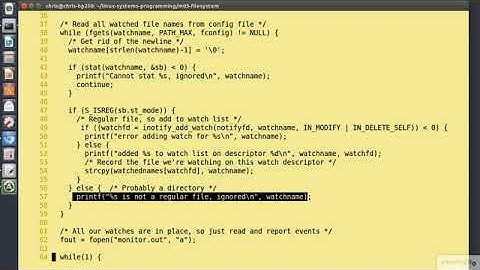 03 09 inotify Code Walkthrough and Demo