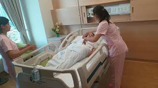 kỹ thuật thay drap giường có bệnh nằm