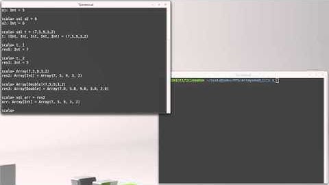 Array Basics (in Scala)