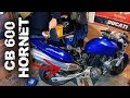 DAY 1 - Can I Convert a £400 Honda CB600 Hornet Into Scrambler Style Custom?