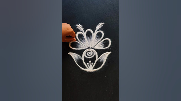 daily use rangoli || rangoli || rangoli design || rangoli kolam || muggulu || freehand rangoli