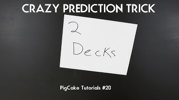 FOOL THEM WITH TWO DECKS(to validate your self-worth) PigCake Tutorials #20