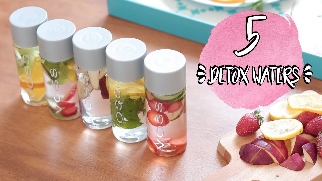 🍋5 DIY DETOX WATERS | خمسه انواع ماء ديتوكس