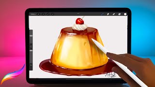 How to DRAW this SIMPLE dessert in 20 MINUTES | Procreate Tutorial