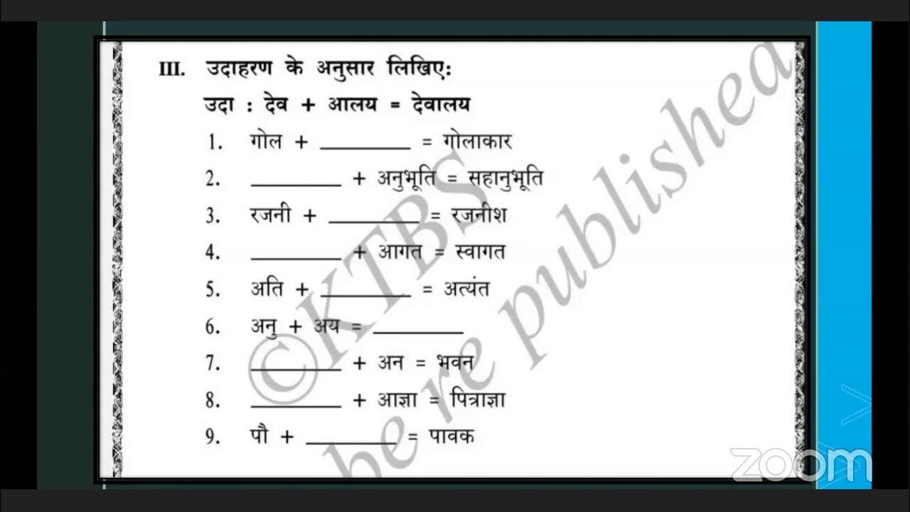 SSLC HINDI BRIDGE COURSE SYED AFTAB YouTube