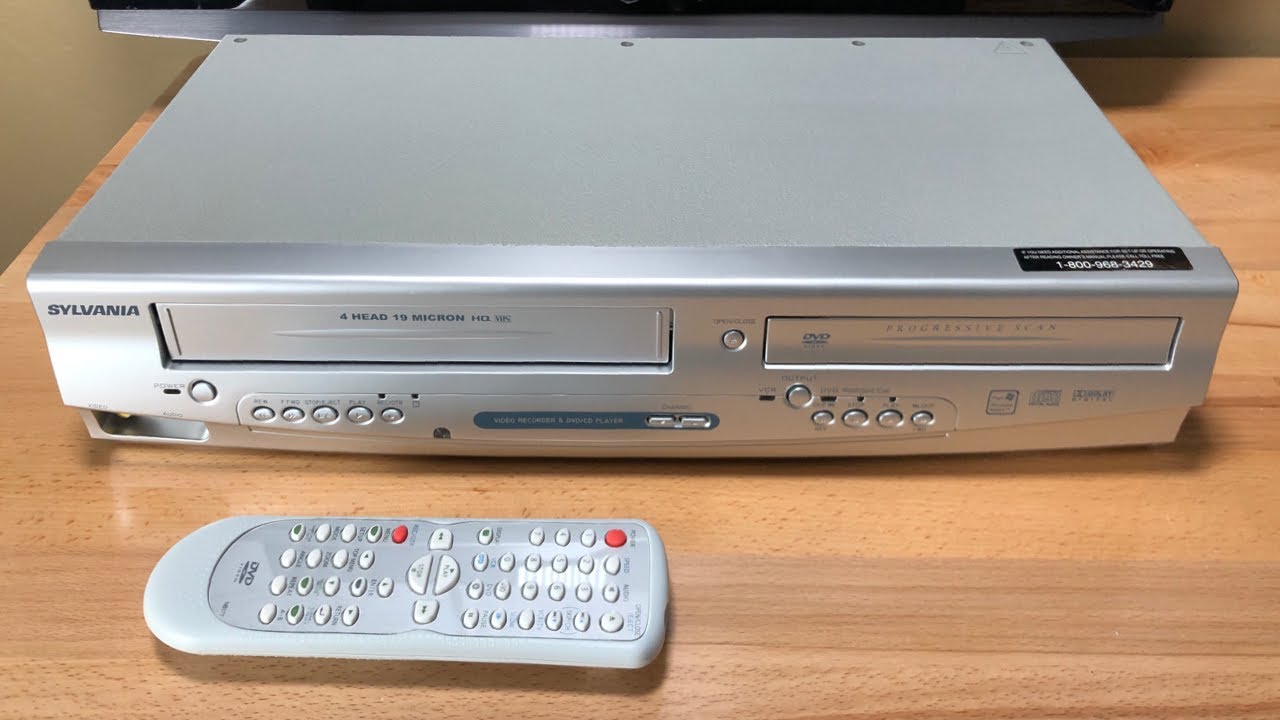 Sylvania DVC841G DVD VCR Combo - YouTube