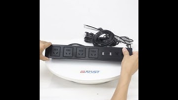 Multimedia power socket 4 China outlets 1 CAT3/6 for conference