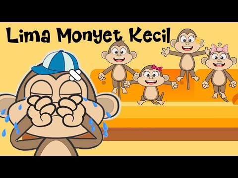 LIMA MONYET KECIL ♥ Lagu Anak dan Balita Indonesia | Keira Charma Fun