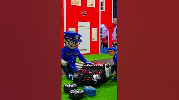 Thumbnail of The Kids build a police car 🚓 #shorts
