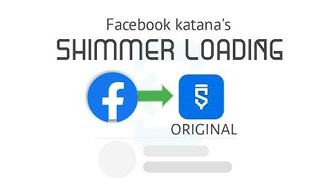 How to create Shimmer loading from facebook katana to Sketchware