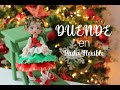 Cómo hacer una muñeca de Pasta Flexible-Duende Navideña-PASTA FLEXIBLE NAVIDAD