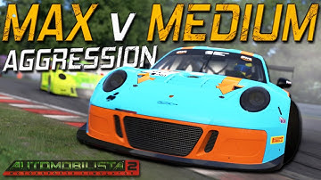 Medium vs Max AI Aggression? Which is Best in Automobilista 2 V1.4.5.2?