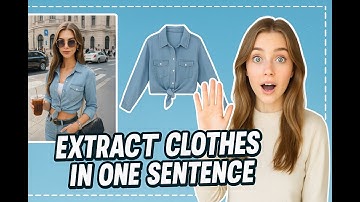 One-line extraction of clothes comfyui workflow