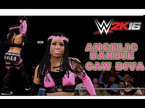 WWE2K16 - AngelicBarbie's Created Diva & Entrance | Work In Progess!