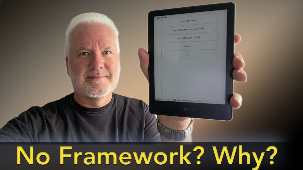 How to use KOReader in No Framework mode on your Amazon Kindle and