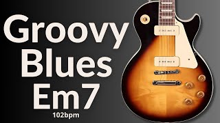 Swingin Blues Guitar Backing Track in E Minor (Em7)